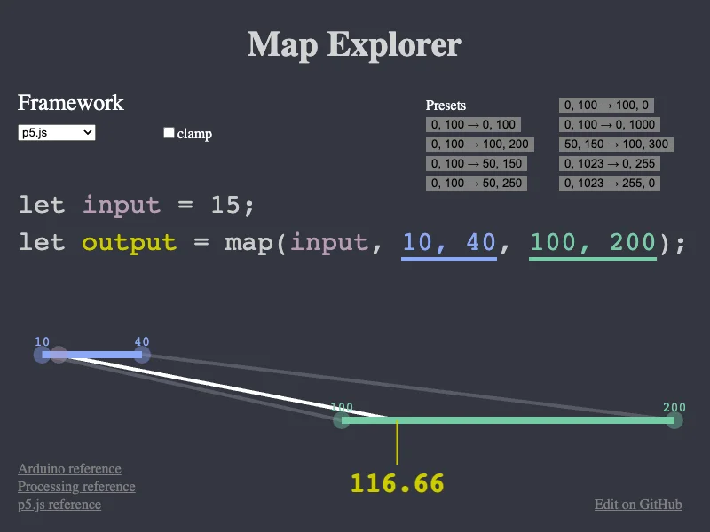 Screenshot of Map Explorer